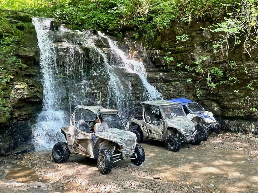 Forest trail suitable for ATV riding